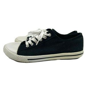Airwalk Black Low Top Canvas Sneakers Size 9.5